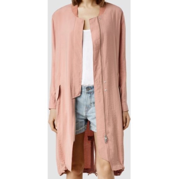 All Saints Jackets & Coats Allsaints Elio Bomber Parka Jacket 2 Small Poshmark